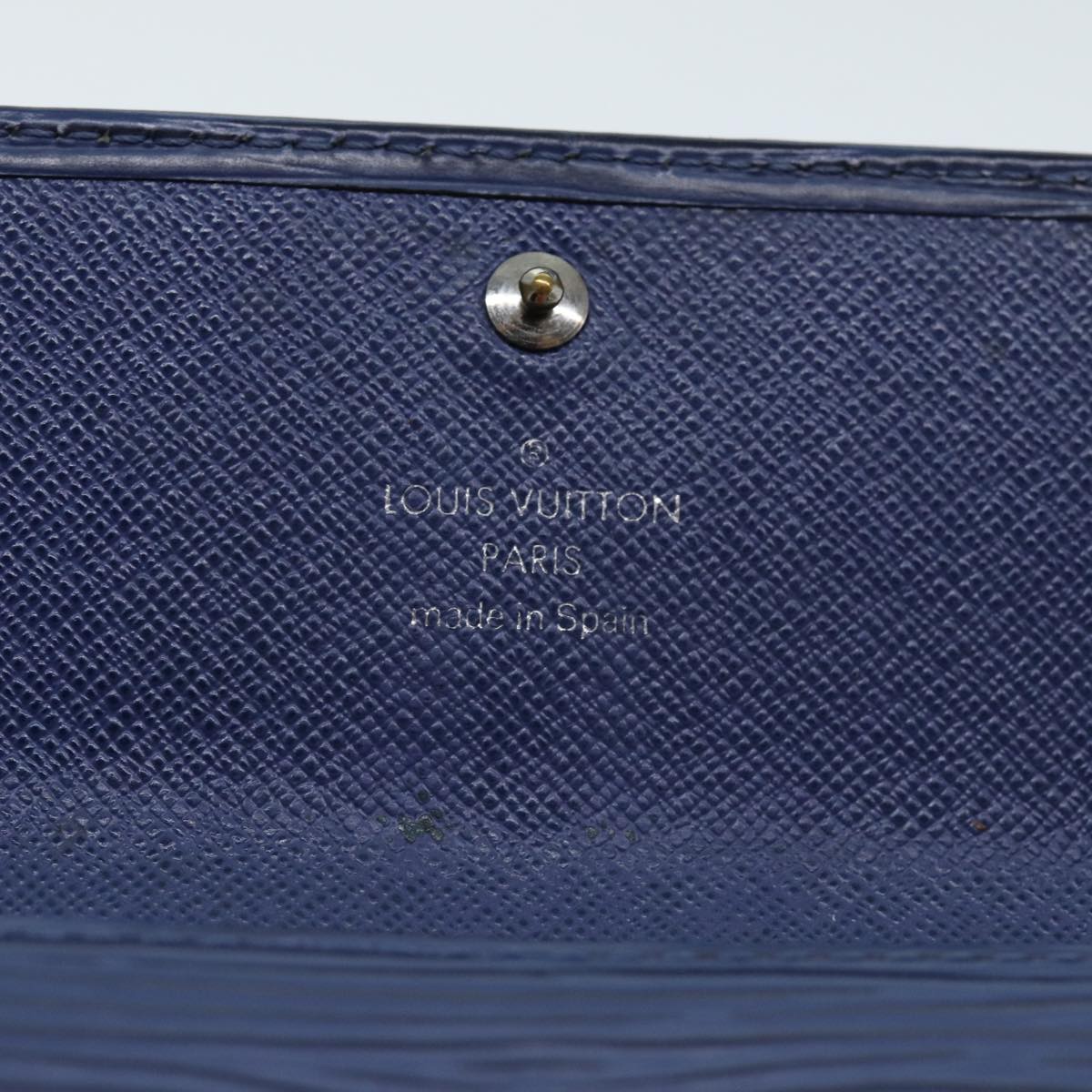 LOUIS VUITTON Epi Pochette Porte Monnaie Credit Myrtille M6359G LV Auth 82180