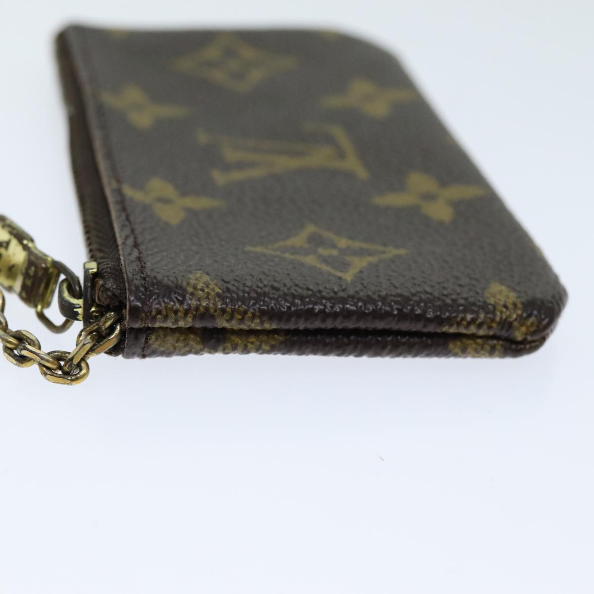 LOUIS VUITTON Monogram Pochette Cles Coin Purse M62650 LV Auth 82182