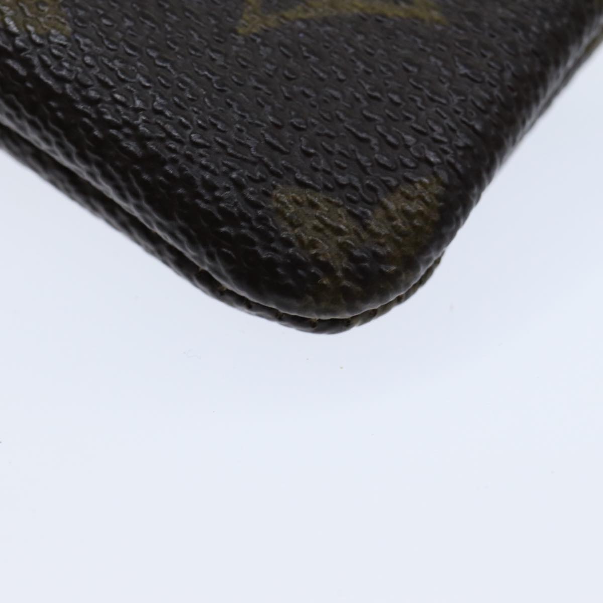 LOUIS VUITTON Monogram Pochette Cles Coin Purse M62650 LV Auth 82183