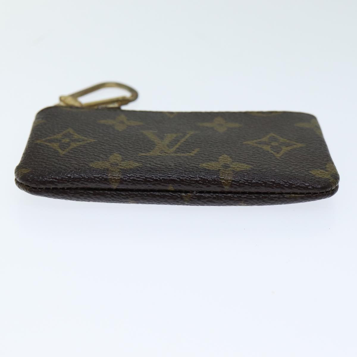 LOUIS VUITTON Monogram Pochette Cles Coin Purse M62650 LV Auth 82183