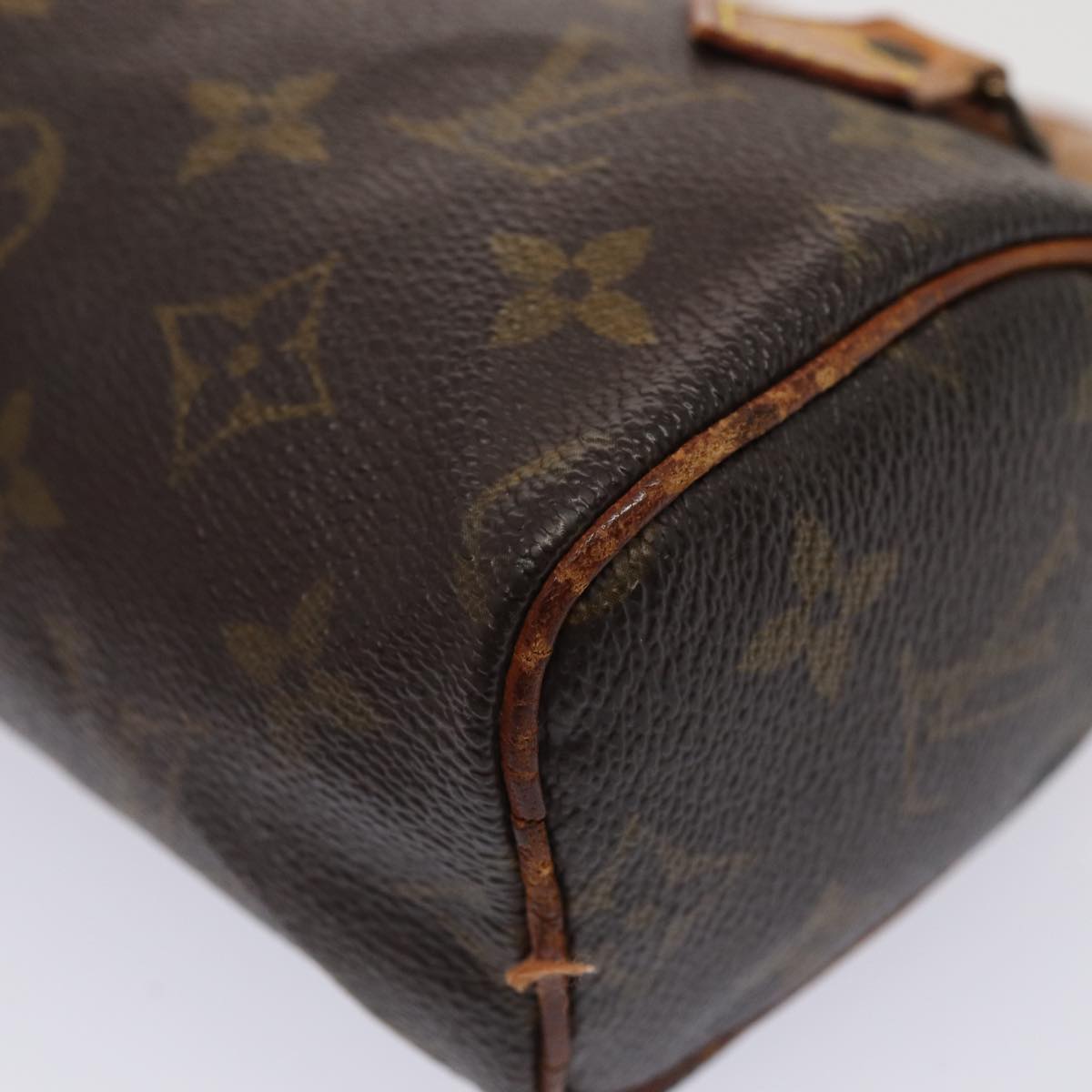 LOUIS VUITTON Monogram Mini Speedy Hand Bag M41534 LV Auth 82198