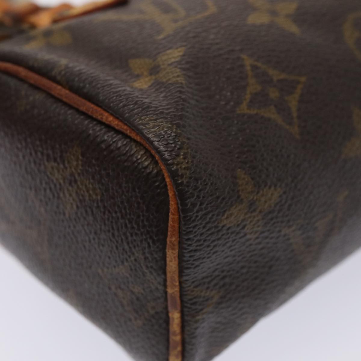 LOUIS VUITTON Monogram Mini Speedy Hand Bag M41534 LV Auth 82198