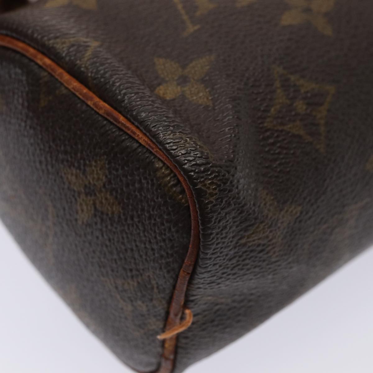 LOUIS VUITTON Monogram Mini Speedy Hand Bag M41534 LV Auth 82198