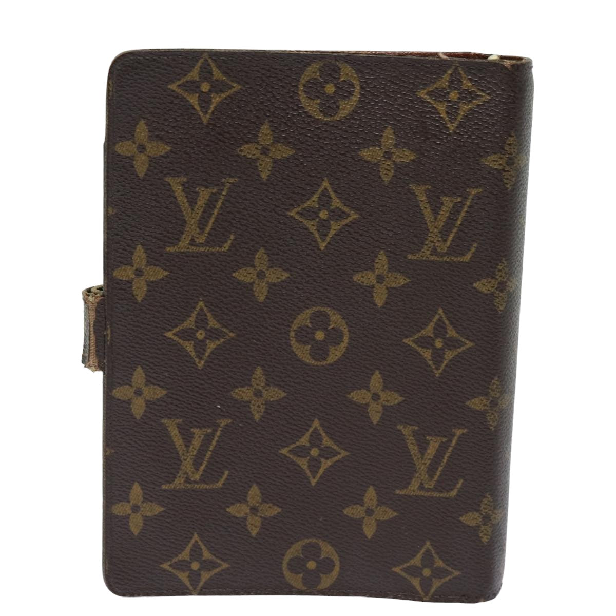 LOUIS VUITTON Monogram Agenda MM Day Planner Cover R20105 LV Auth 82203 - 0