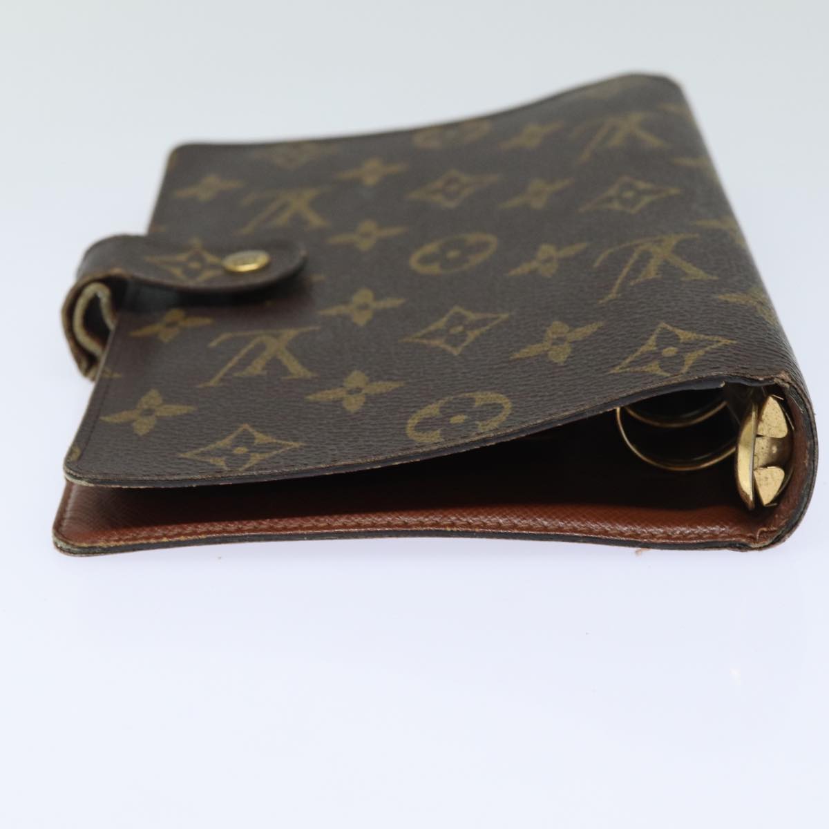 LOUIS VUITTON Monogram Agenda MM Day Planner Cover R20105 LV Auth 82203