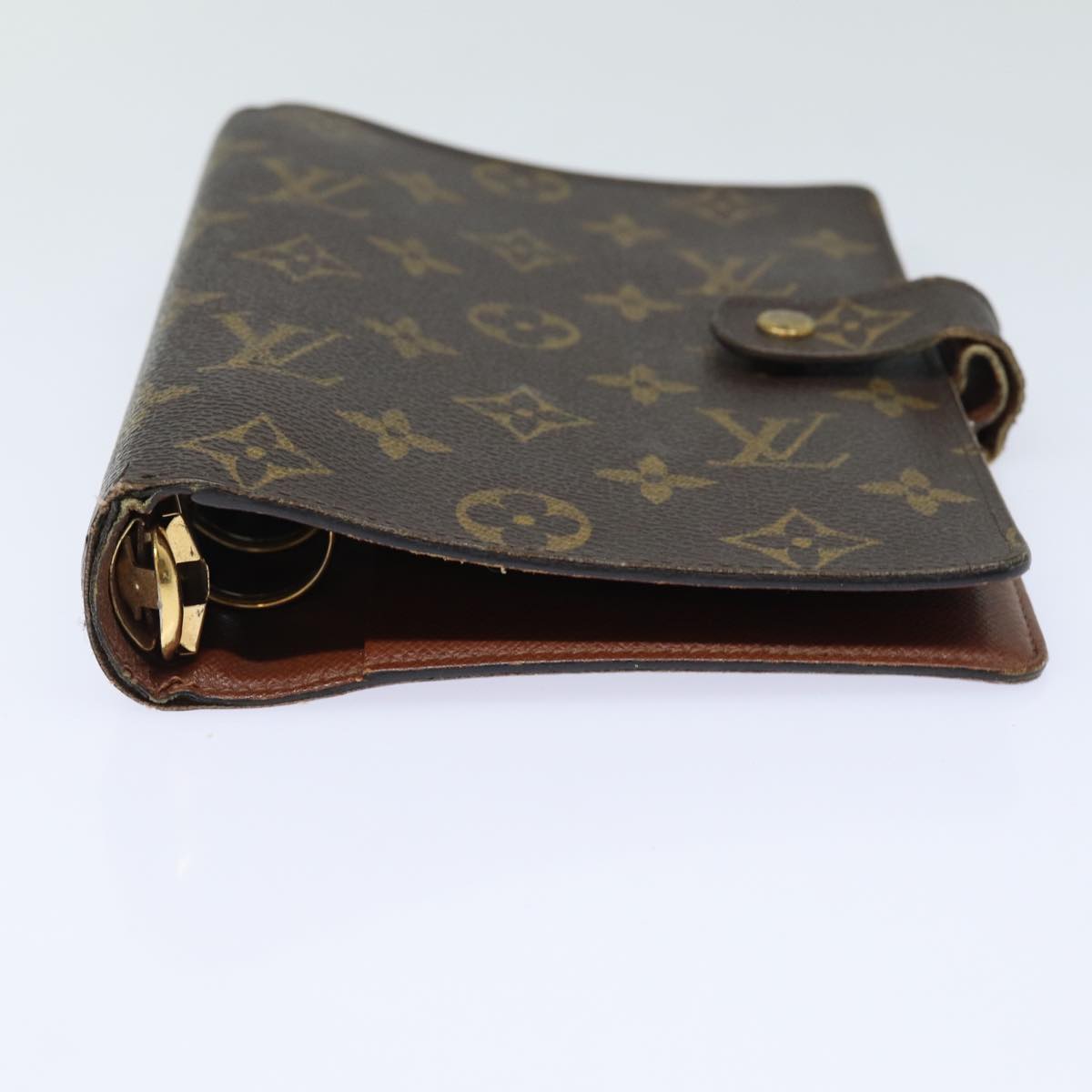 LOUIS VUITTON Monogram Agenda MM Day Planner Cover R20105 LV Auth 82203