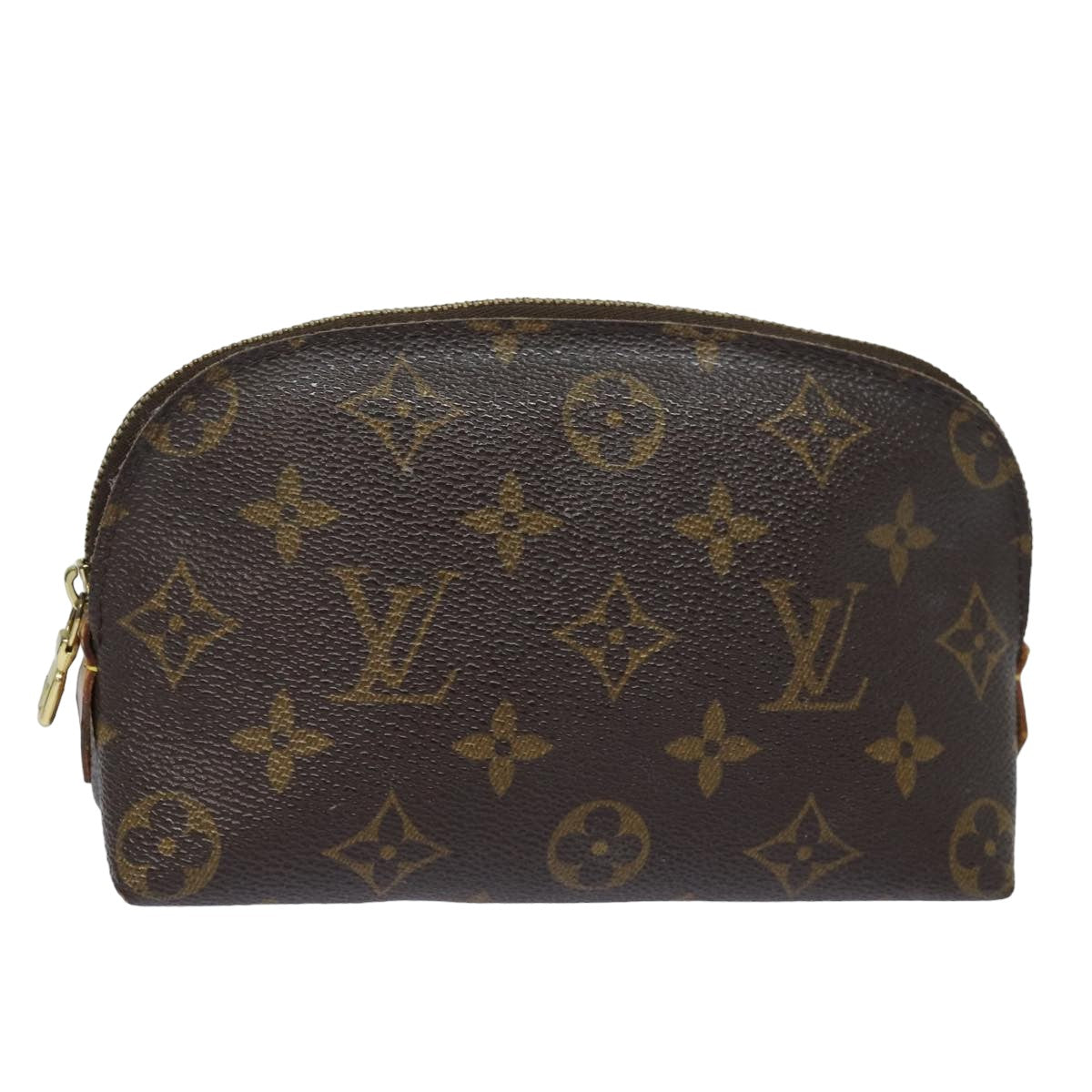 LOUIS VUITTON Monogram Pochette Cosmetic PM Cosmetic Pouch M47515 LV Auth 82206