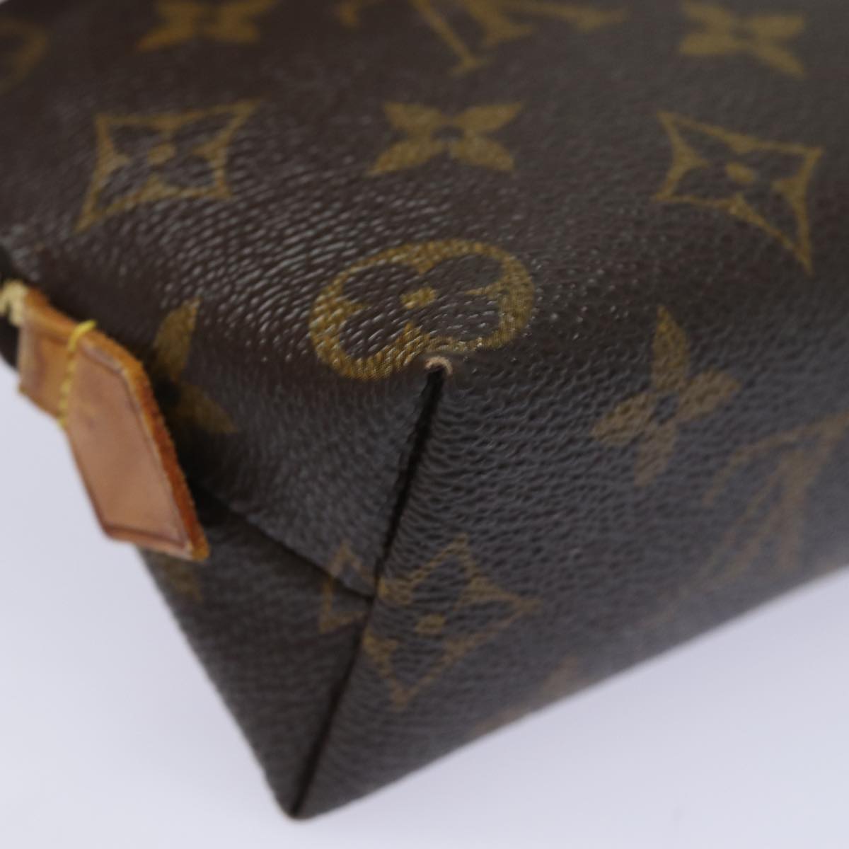 LOUIS VUITTON Monogram Pochette Cosmetic PM Cosmetic Pouch M47515 LV Auth 82206