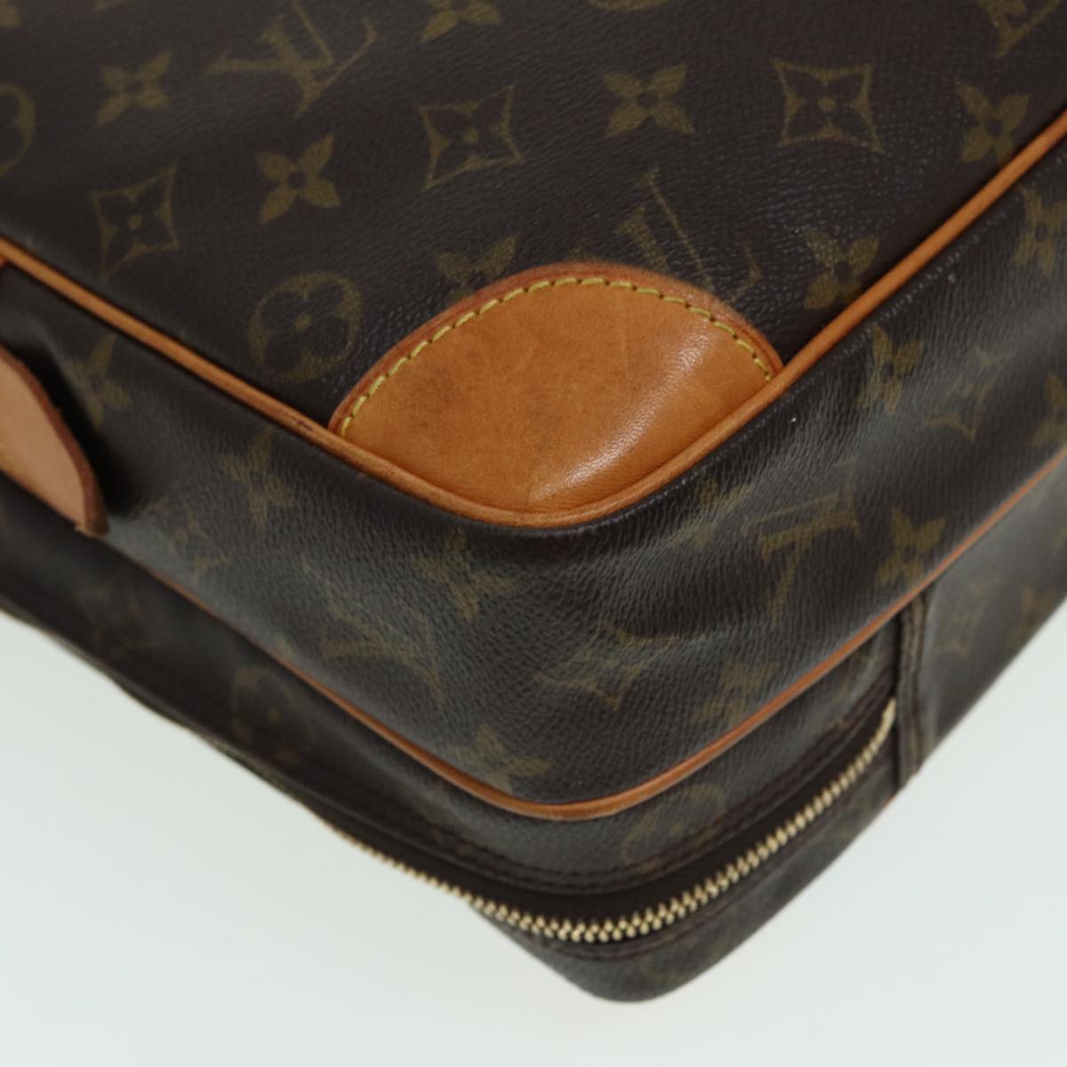 LOUIS VUITTON Monogram Porte Documents Voyage 2 Compartments LV Auth 82214