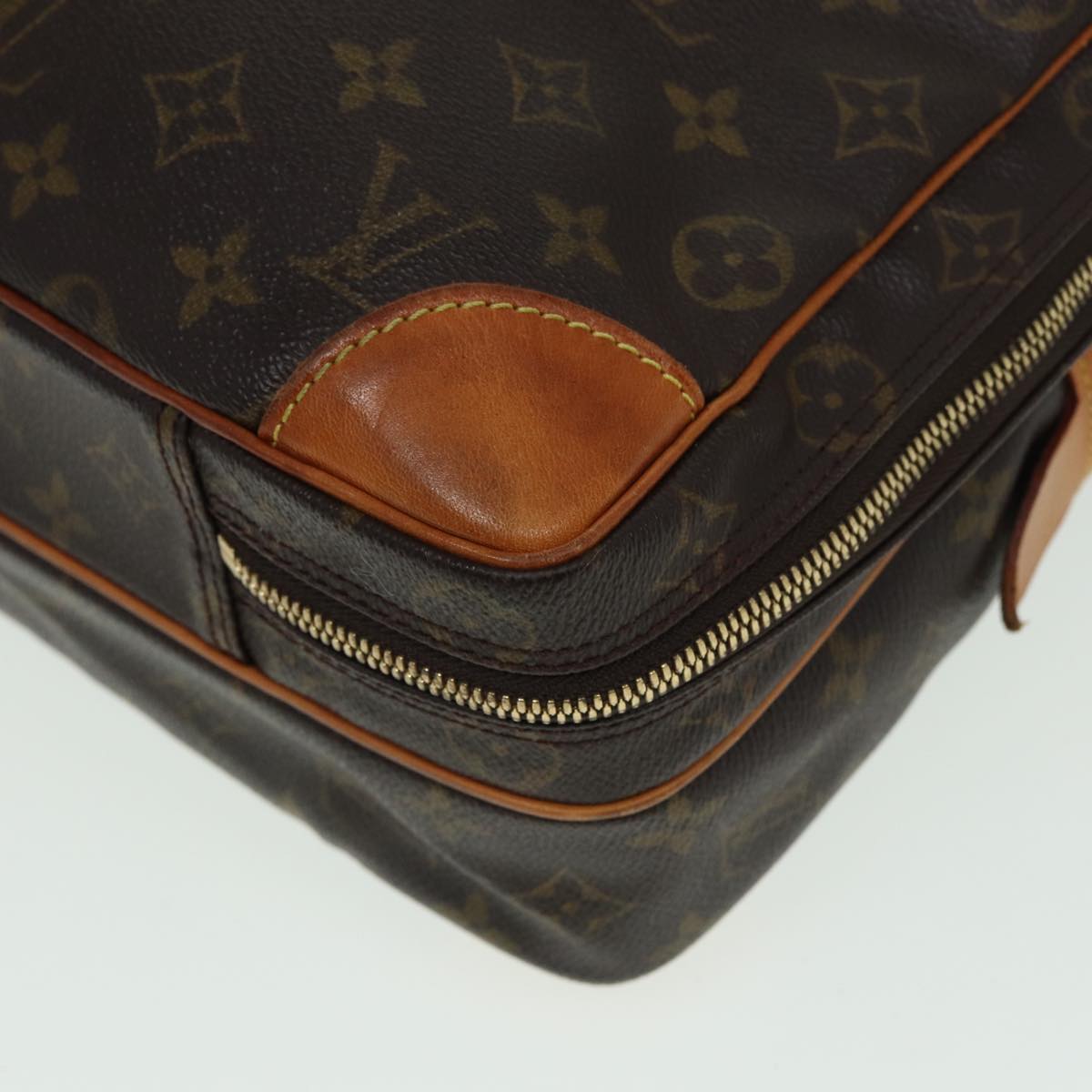 LOUIS VUITTON Monogram Porte Documents Voyage 2 Compartments LV Auth 82214