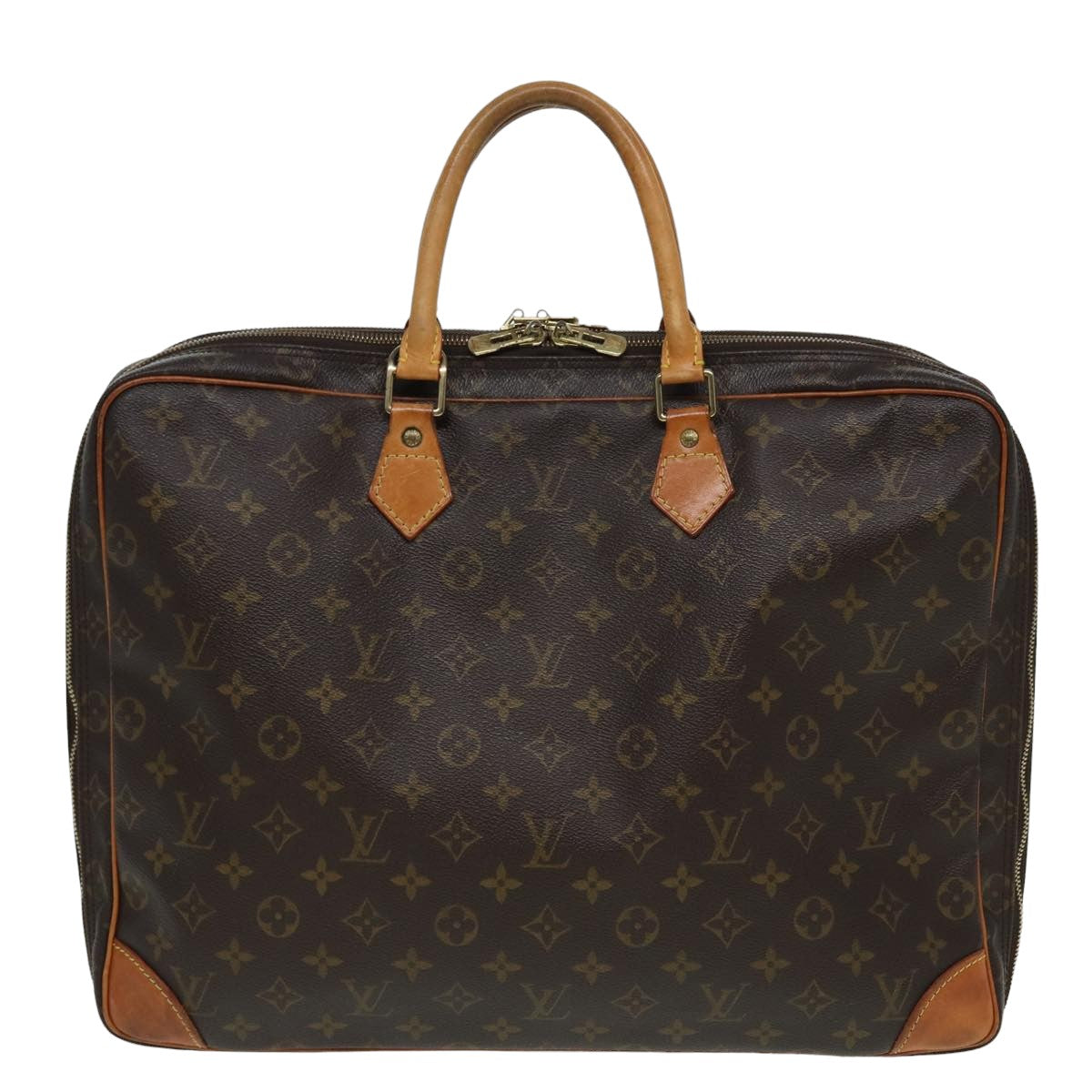 LOUIS VUITTON Monogram Porte Documents Voyage 2 Compartments LV Auth 82214 - 0