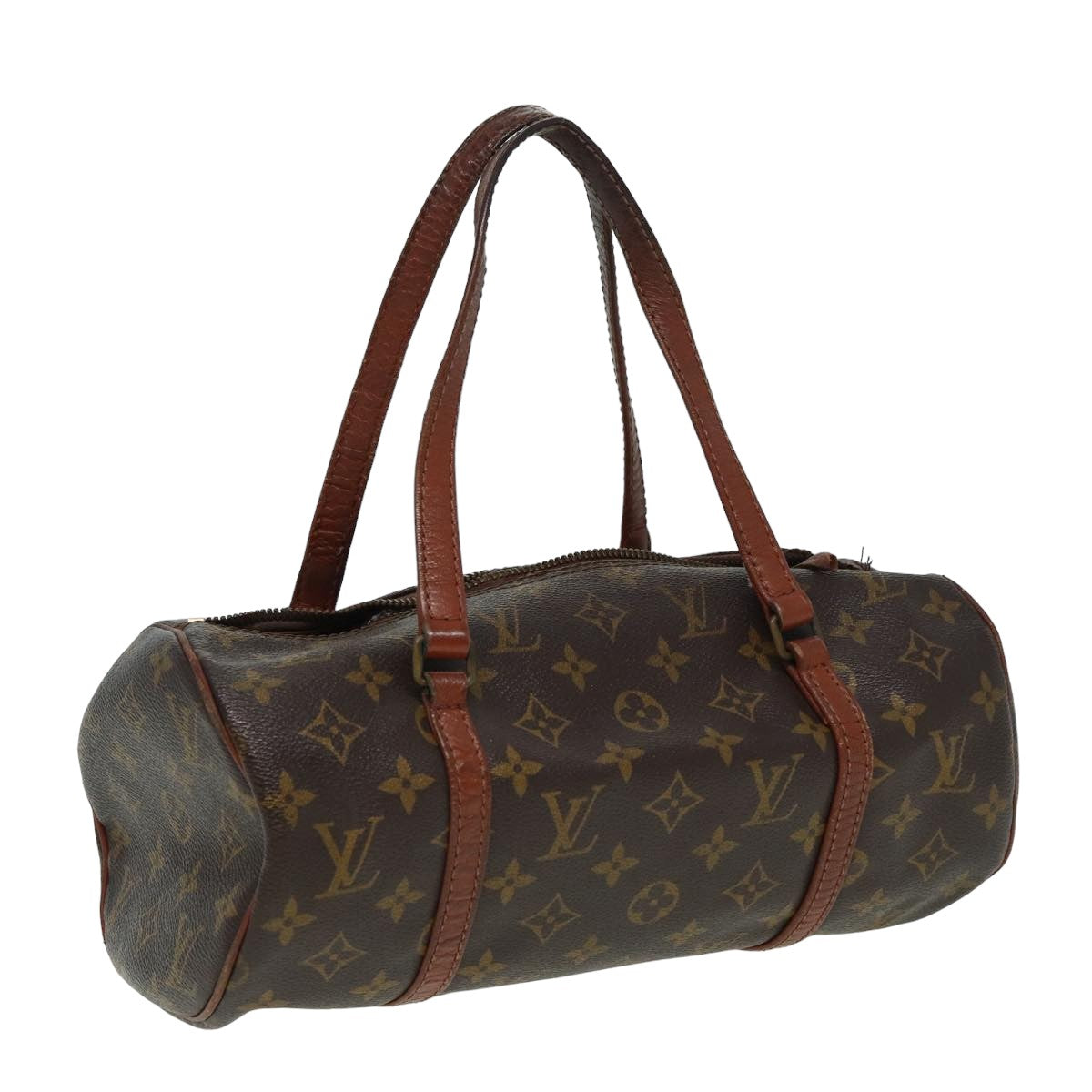 LOUIS VUITTON Monogram Papillon 30 Hand Bag M51385 LV Auth 82223