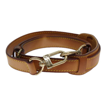LOUIS VUITTON Adjustable Shoulder Strap Leather 35.4""""""""-42.5"""""""" Beige Auth 82226 - 0