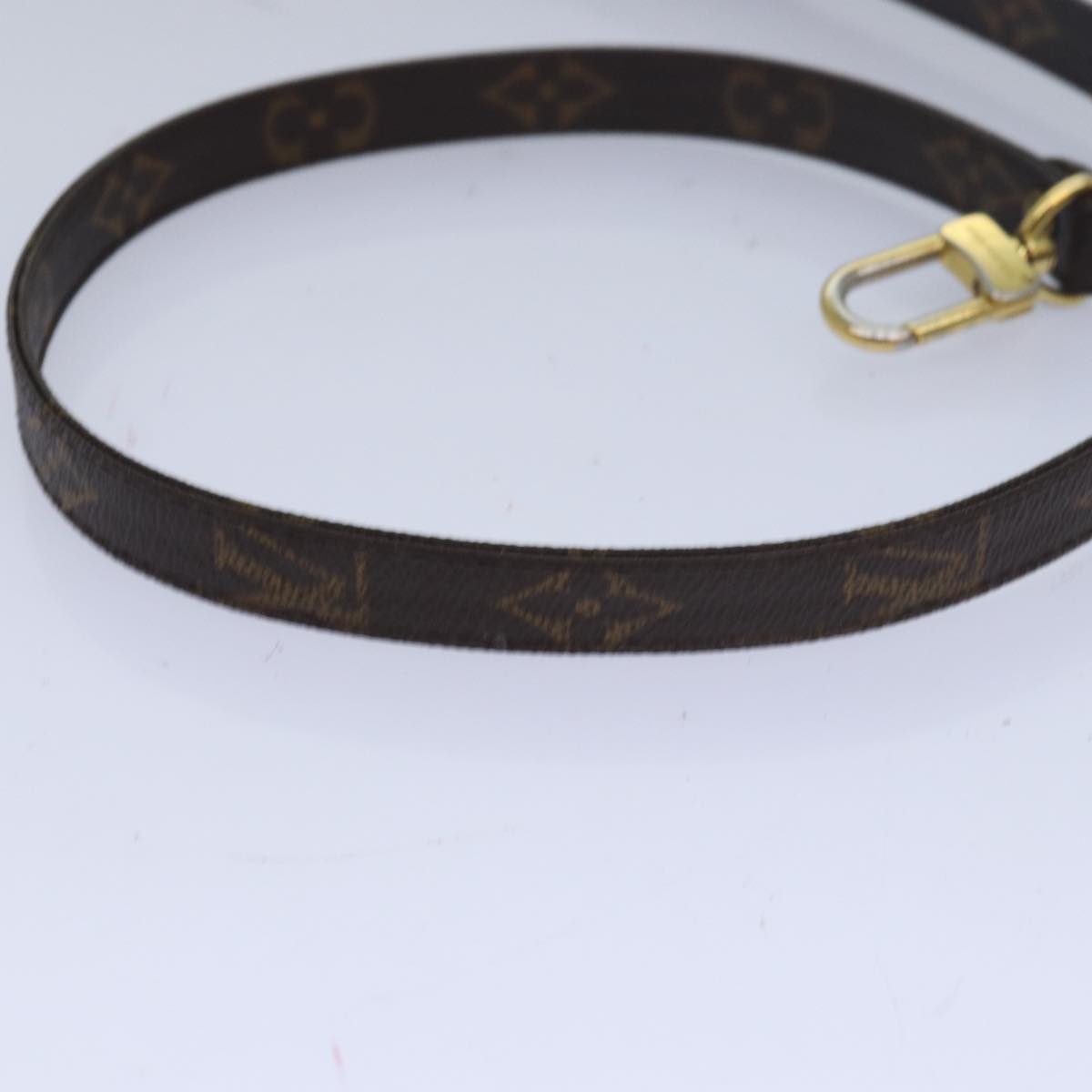 LOUIS VUITTON Monogram Adjustable Shoulder Strap 36.2""-43.3"" LV Auth 82229