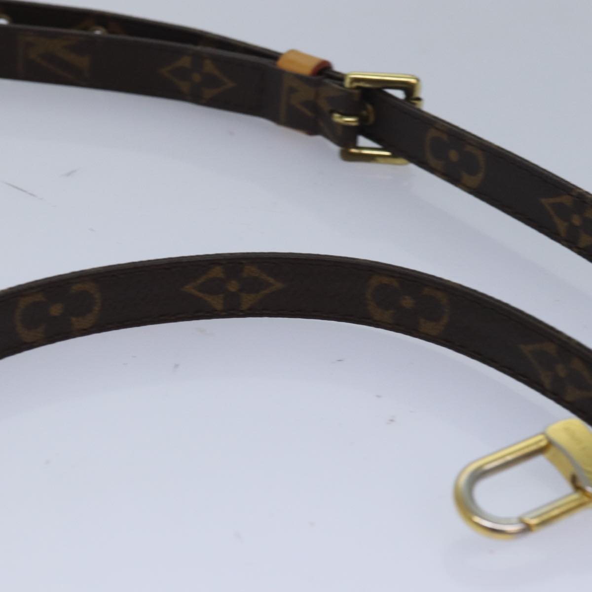 LOUIS VUITTON Monogram Adjustable Shoulder Strap 36.2""-43.3"" LV Auth 82229