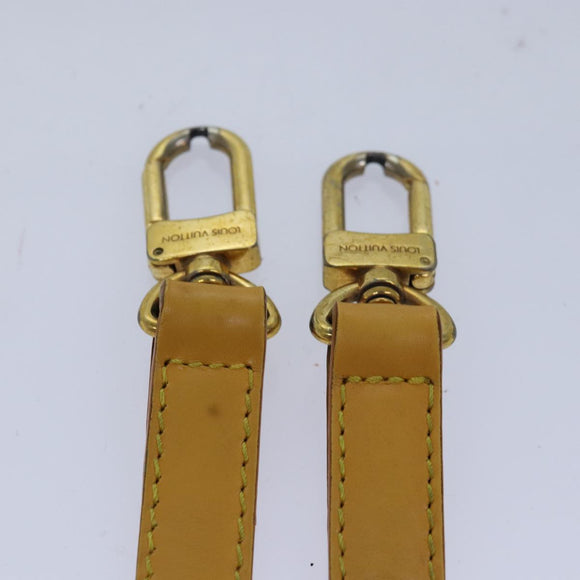 LOUIS VUITTON Epi Adjustable Shoulder Strap 37.4""""""""-44.5"""""""" Yellow LV Auth 82231