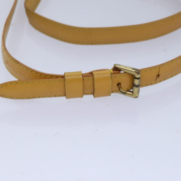 LOUIS VUITTON Epi Adjustable Shoulder Strap 37.4""""""""-44.5"""""""" Yellow LV Auth 82231