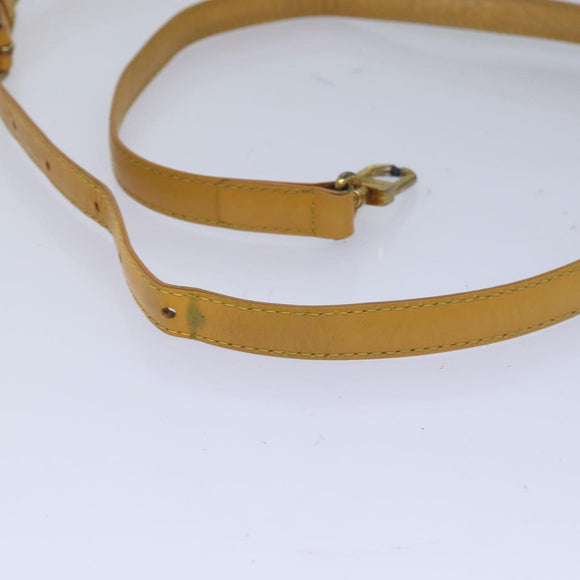 LOUIS VUITTON Epi Adjustable Shoulder Strap 37.4""""""""-44.5"""""""" Yellow LV Auth 82231