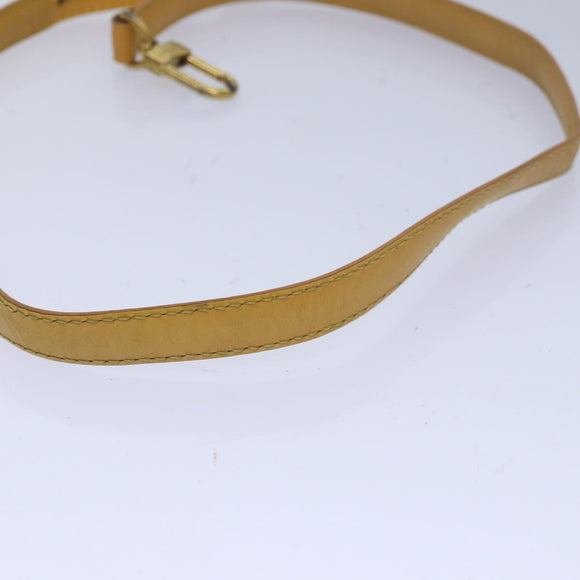 LOUIS VUITTON Epi Adjustable Shoulder Strap 37.4""""""""-44.5"""""""" Yellow LV Auth 82231