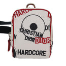 Christian Dior Hardcore Pouch Canvas White Auth 82243V-13