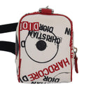 Christian Dior Hardcore Pouch Canvas White Auth 82243V-2