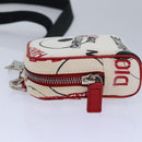 Christian Dior Hardcore Pouch Canvas White Auth 82243V-4