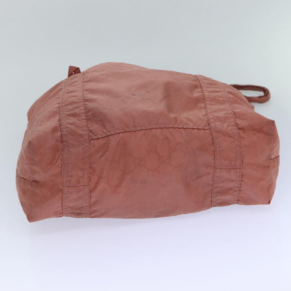 GUCCI GG Canvas Tragetasche Rosa 223669 Auth 82258
