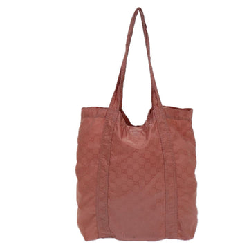 GUCCI GG Canvas Tote Bag Pink 223669 Auth 82258 - 0