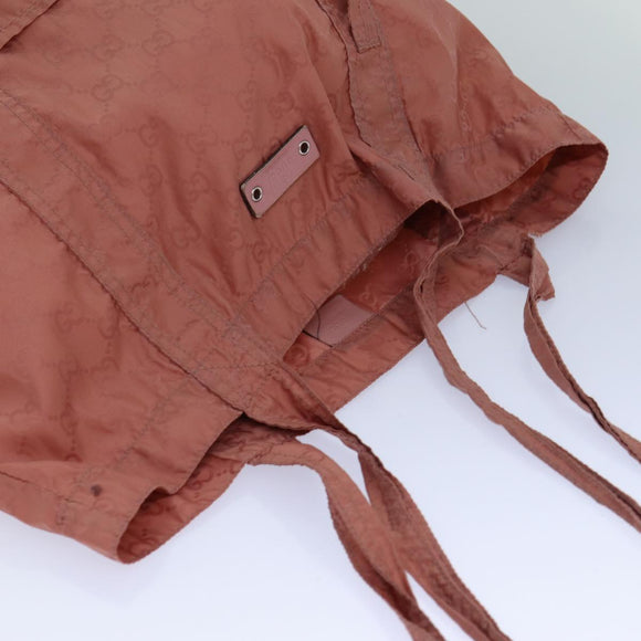 GUCCI GG Canvas Tragetasche Rosa 223669 Auth 82258