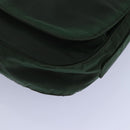 PRADA Chain Shoulder Bag Nylon Green Auth 82275-9
