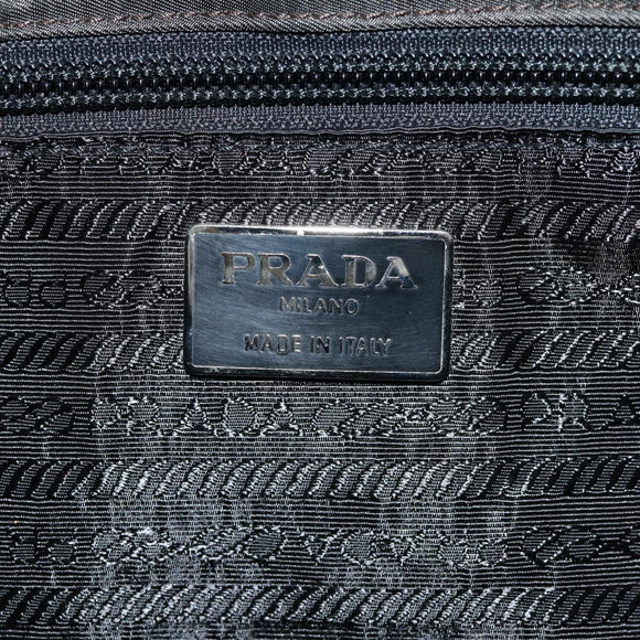 PRADA Chain Shoulder Bag Nylon Green Auth 82275