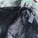 PRADA Chain Shoulder Bag Nylon Green Auth 82275-18