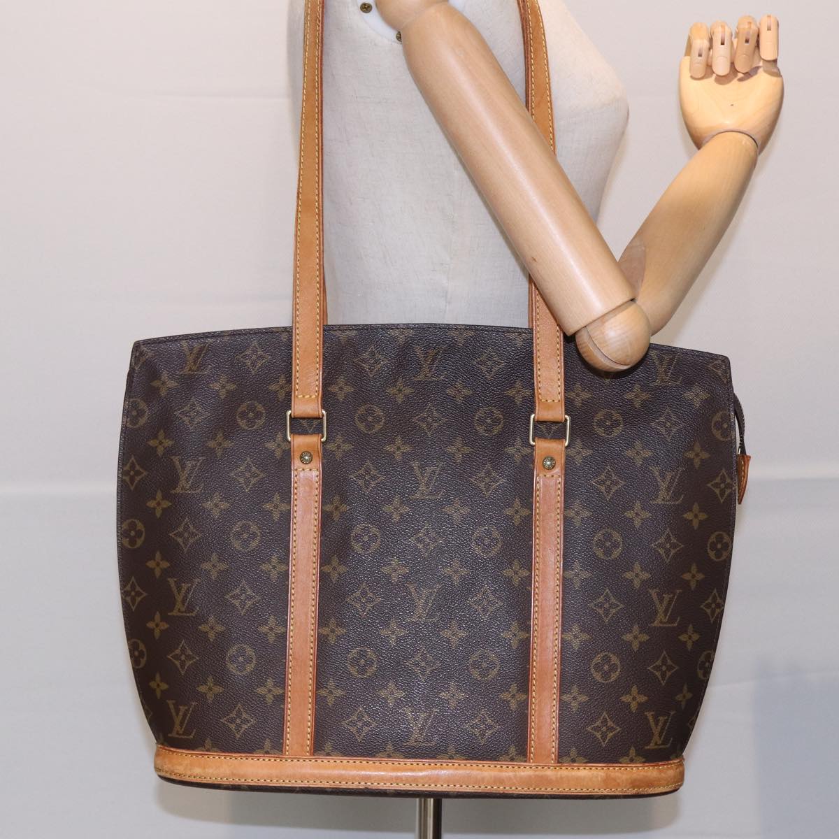 LOUIS VUITTON Monogram Babylone Tote Bag M51102 LV Auth 82282