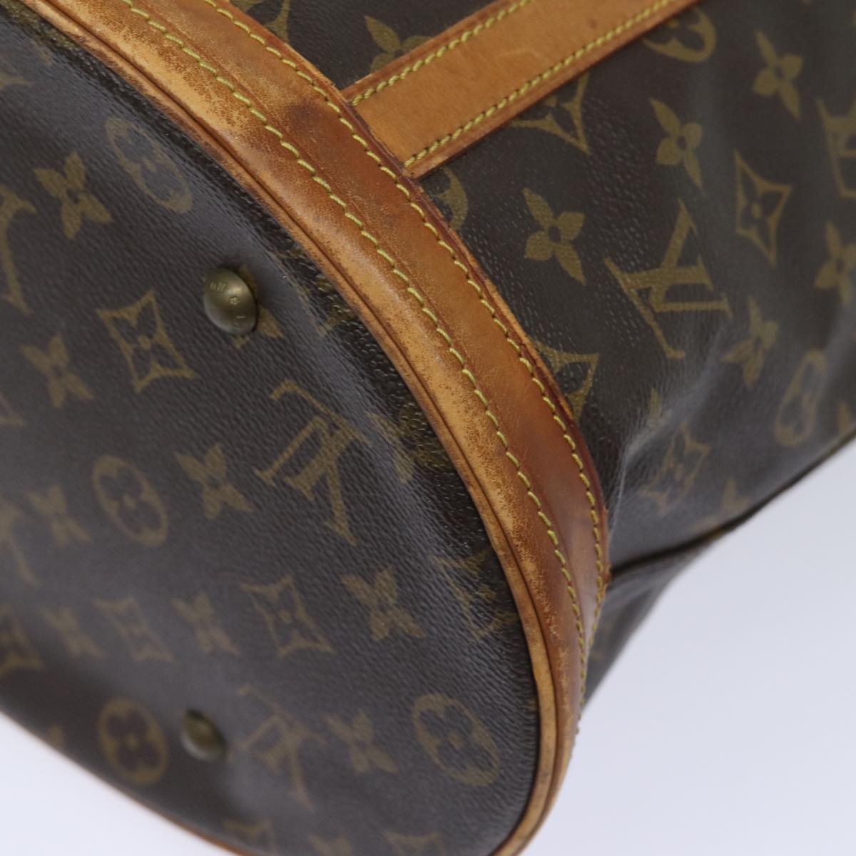 LOUIS VUITTON Monogram Bucket GM Shoulder Bag M42236 LV Auth 82283