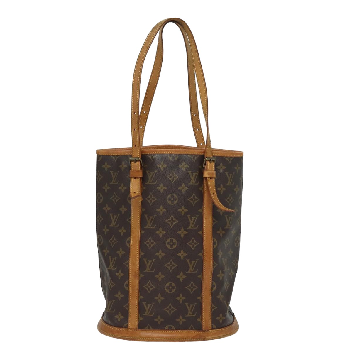 LOUIS VUITTON Monogram Bucket GM Shoulder Bag M42236 LV Auth 82283