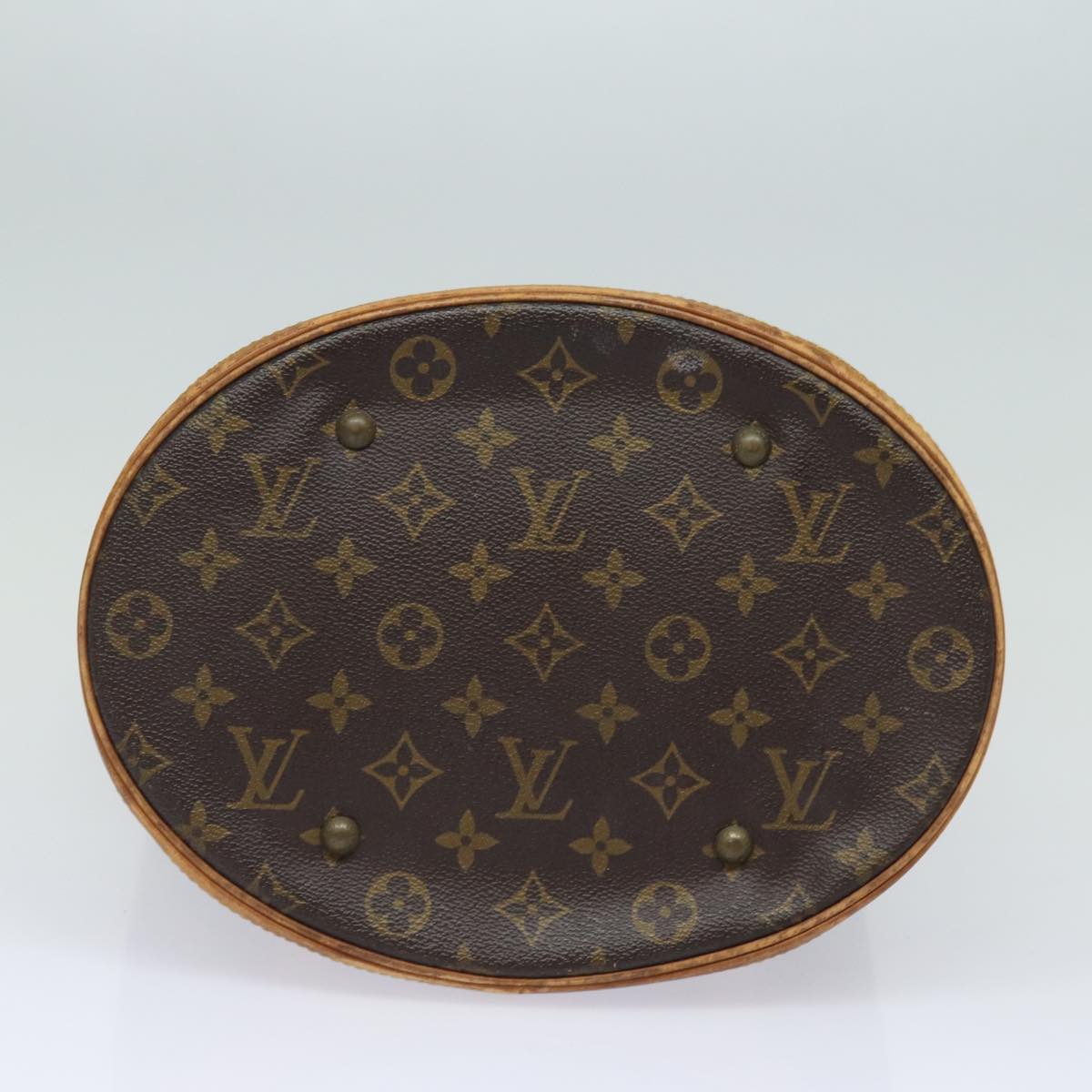 LOUIS VUITTON Monogram Bucket GM Shoulder Bag M42236 LV Auth 82283