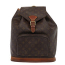 LOUIS VUITTON Monogram Montsouris GM Backpack M51135 LV Auth 82289-13