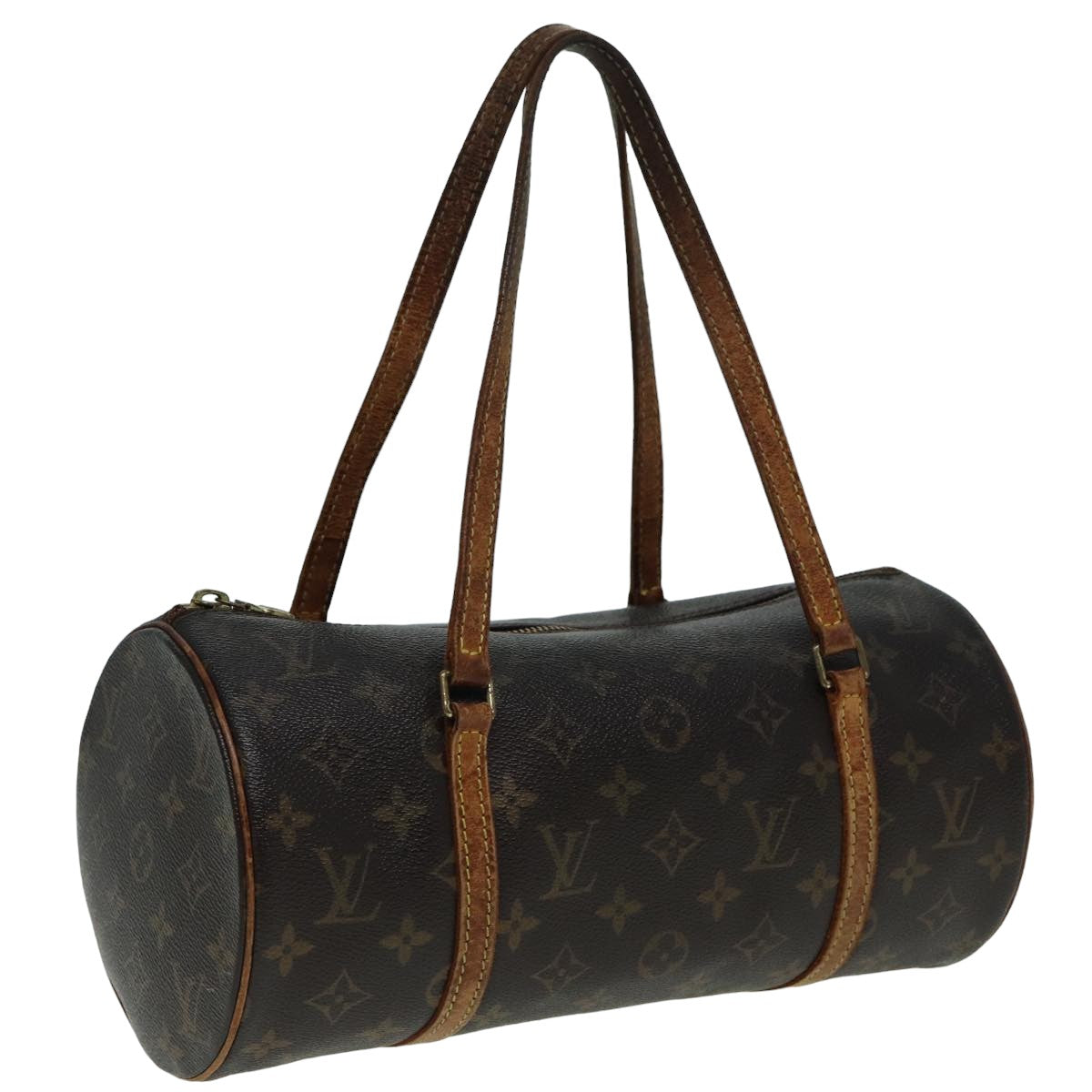 LOUIS VUITTON Monogram Papillon 30 Hand Bag M51385 LV Auth 82295