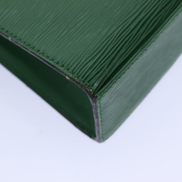 LOUIS VUITTON Epi Malesherbes Hand Bag Green M52374 LV Auth 82304