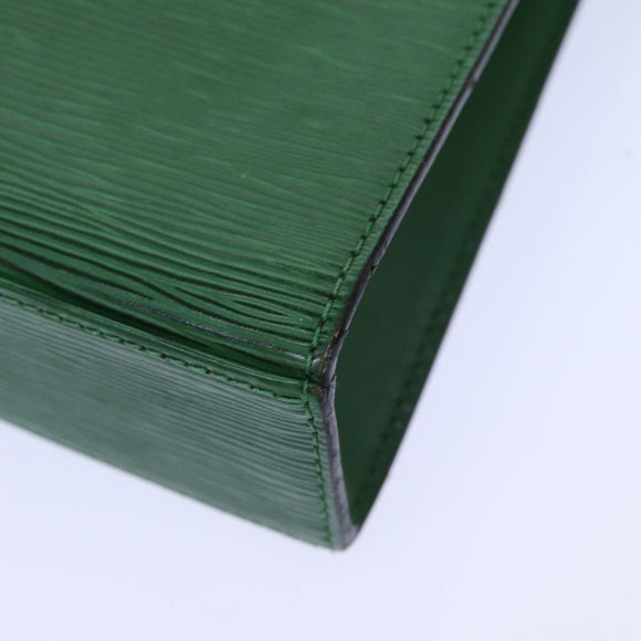 LOUIS VUITTON Epi Malesherbes Hand Bag Green M52374 LV Auth 82304