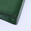LOUIS VUITTON Epi Malesherbes Handtas Groen M52374 LV Auth 82304-16