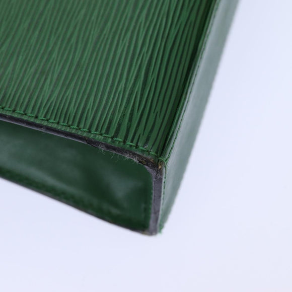 LOUIS VUITTON Epi Malesherbes Handtas Groen M52374 LV Auth 82304