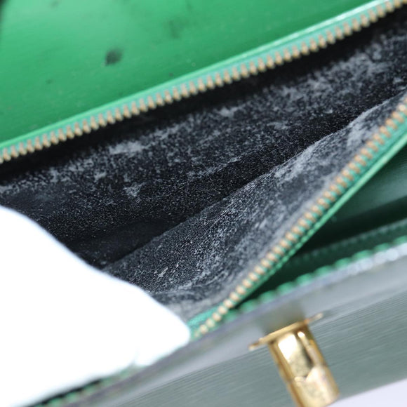 LOUIS VUITTON Epi Malesherbes Hand Bag Green M52374 LV Auth 82304