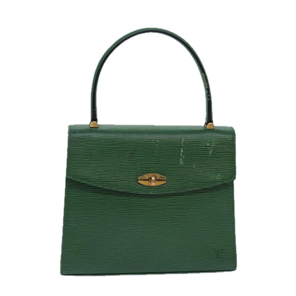 LOUIS VUITTON Epi Malesherbes Hand Bag Green M52374 LV Auth 82304