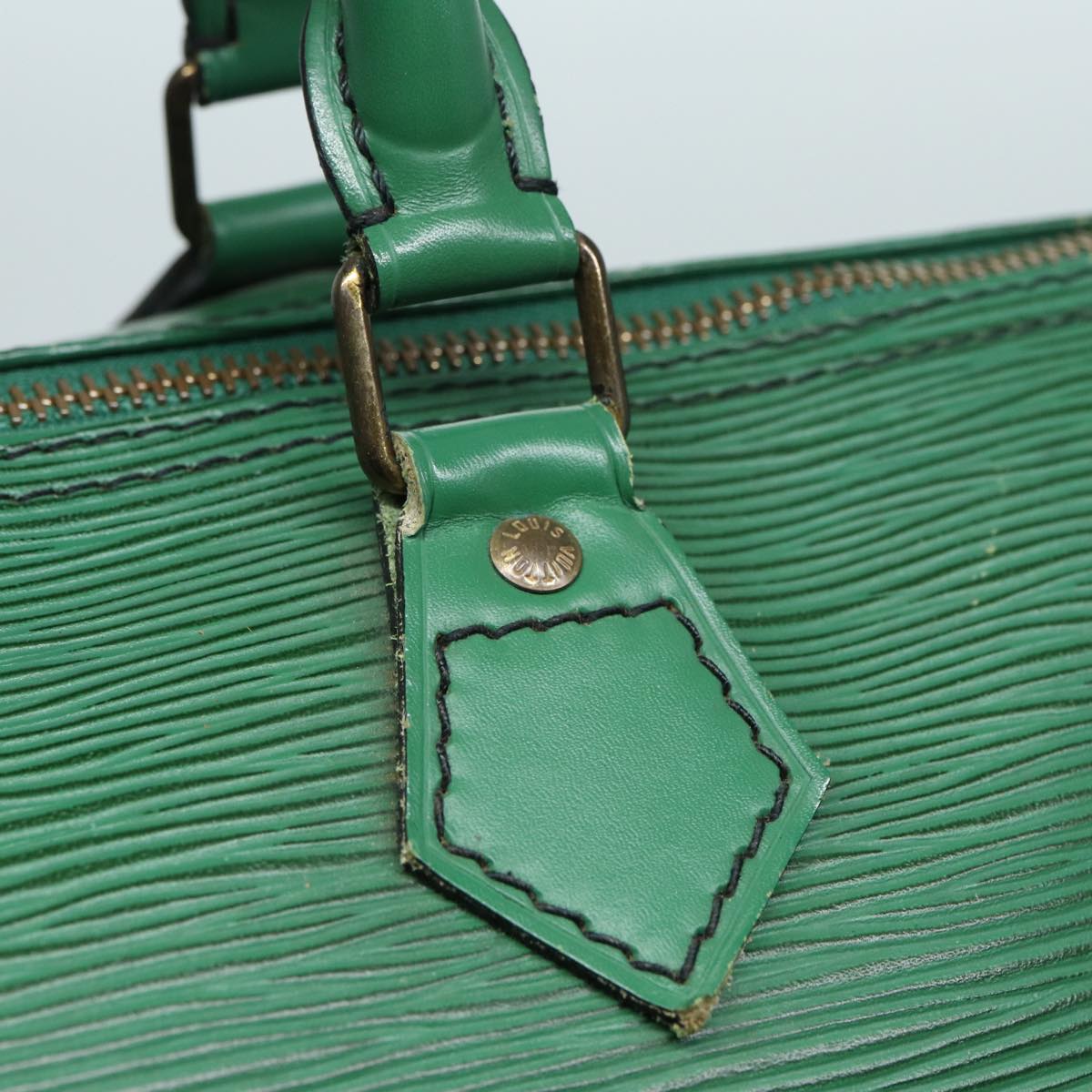 LOUIS VUITTON Epi Speedy 40 Hand Bag Green M42984 LV Auth 82306