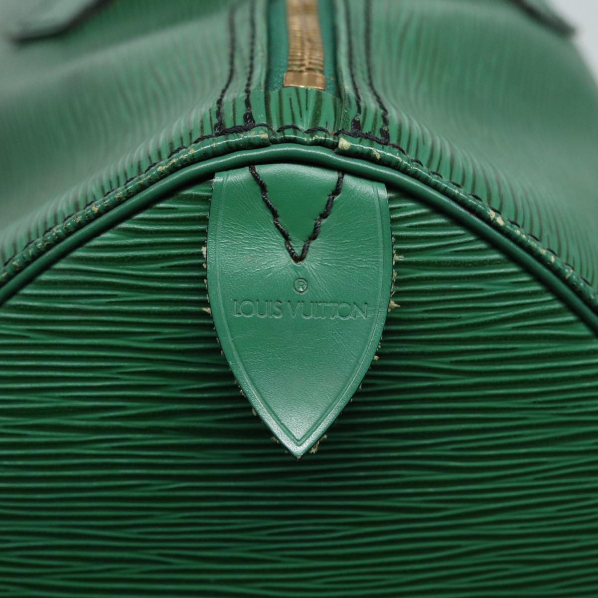 LOUIS VUITTON Epi Speedy 40 Hand Bag Green M42984 LV Auth 82306