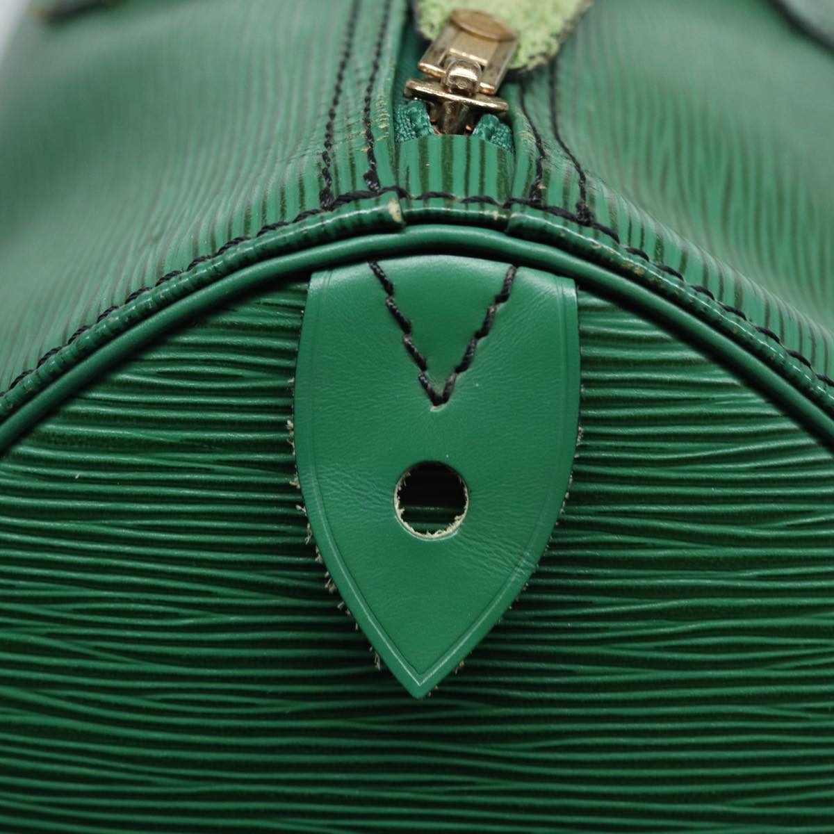 LOUIS VUITTON Epi Speedy 40 Hand Bag Green M42984 LV Auth 82306