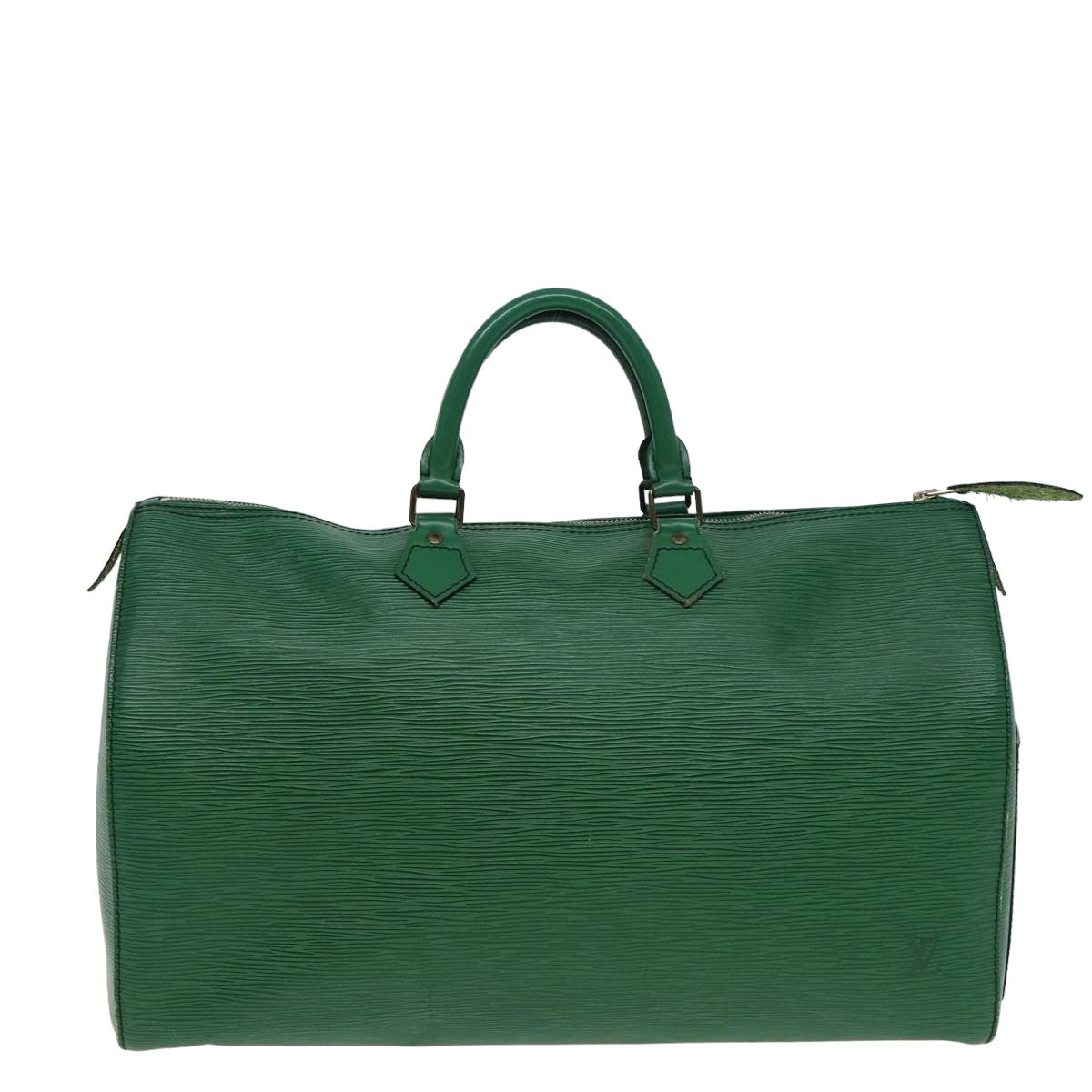 LOUIS VUITTON Epi Speedy 40 Hand Bag Green M42984 LV Auth 82306