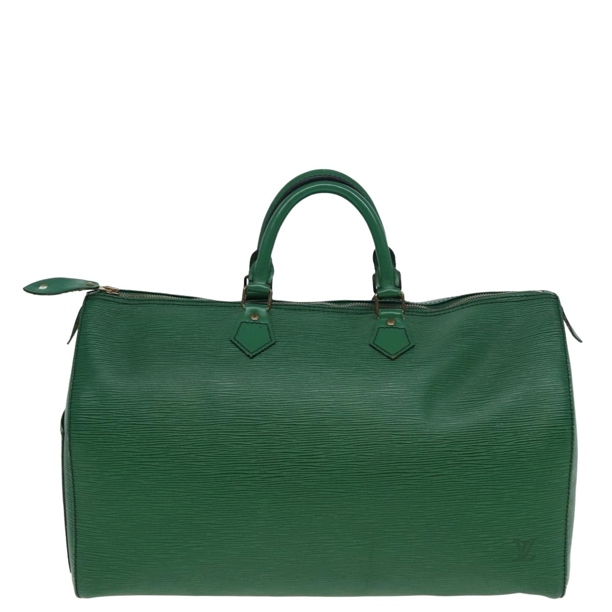 LOUIS VUITTON Epi Speedy 40 Hand Bag Green M42984 LV Auth 82306