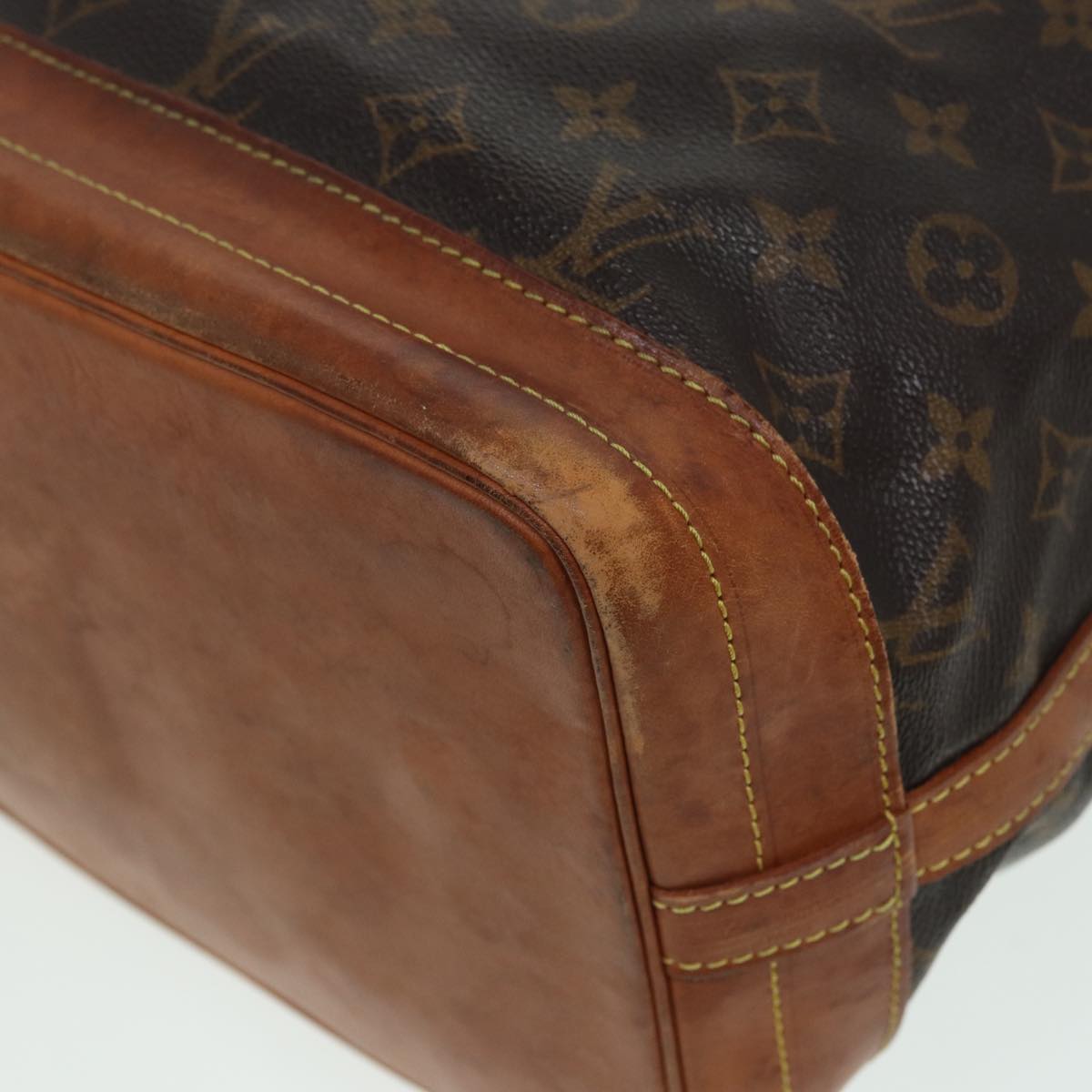 LOUIS VUITTON Monogram Noe Shoulder Bag M42224 LV Auth 82309